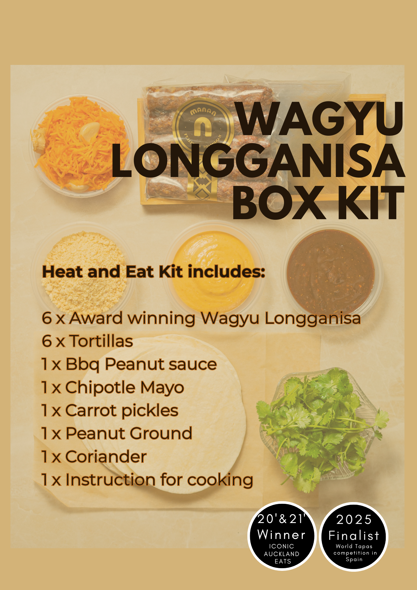 Wagyu Longganisa Box Kit (6 pcs Heat & Eat)
