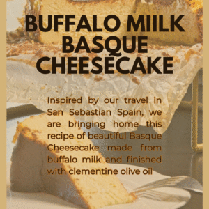 Buffalo Milk Basque Cheesecake (9-inch, serves 8–10)